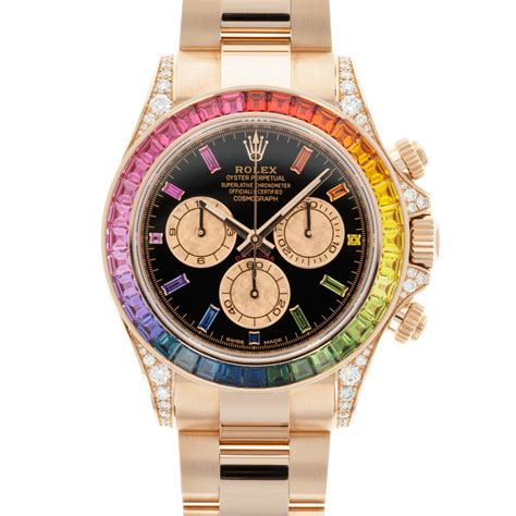 rolex 18k rainbow cosmograph price|rolex 116595rbow price.